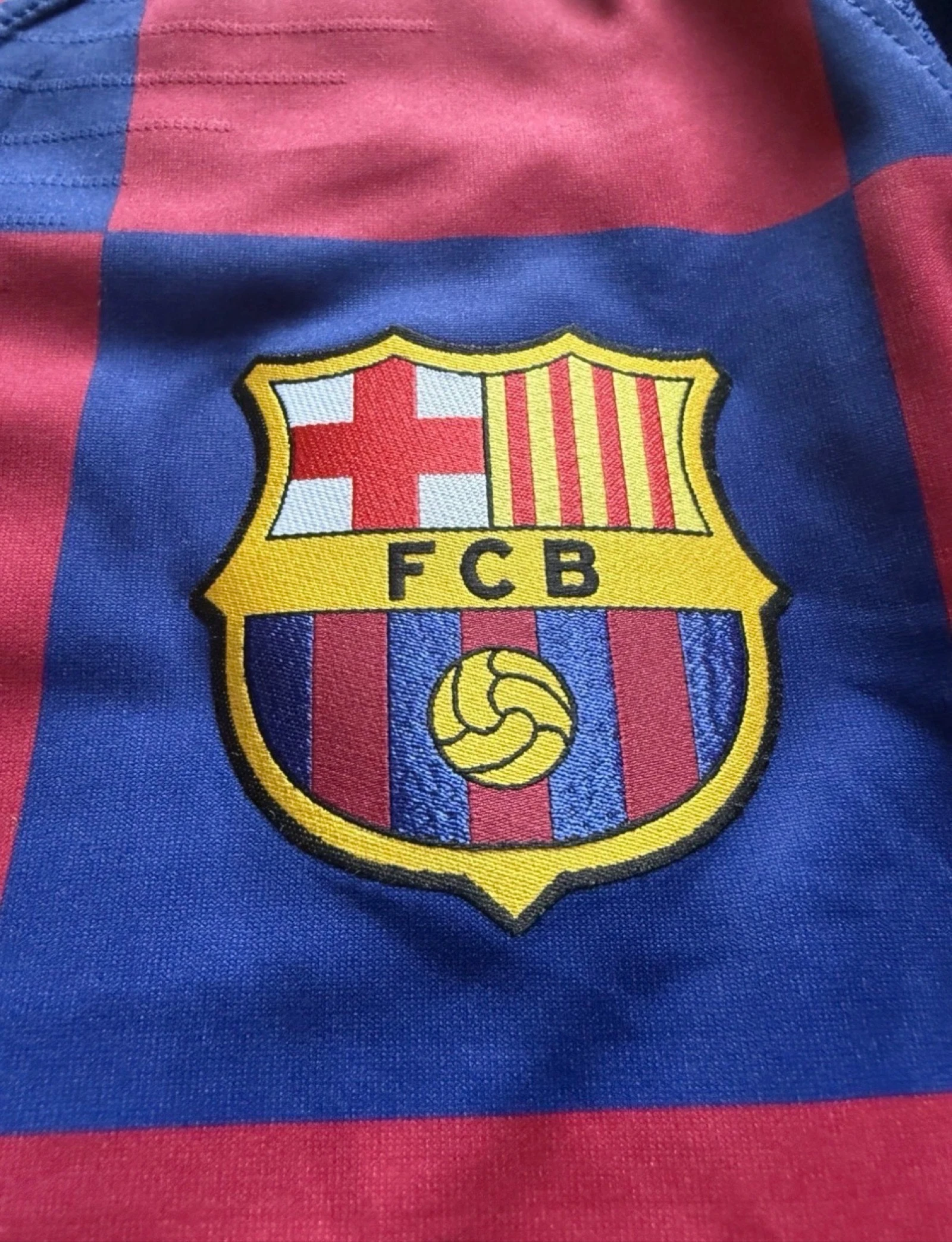 Camisa oficial do FC Barcelona 2019/2020 Vapor match tamanho M Messi nova Adulto – photo 6